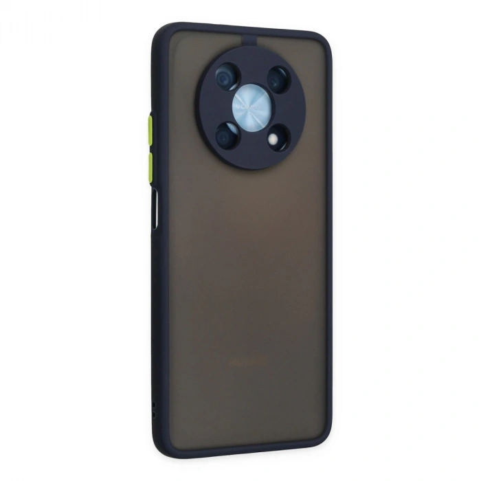 Huawei Nova Y90 Kılıf Montreal Silikon Kapak - Lacivert