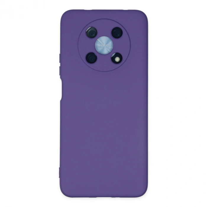 Huawei Nova Y90 Kılıf Nano İçi Kadife Silikon - Mor
