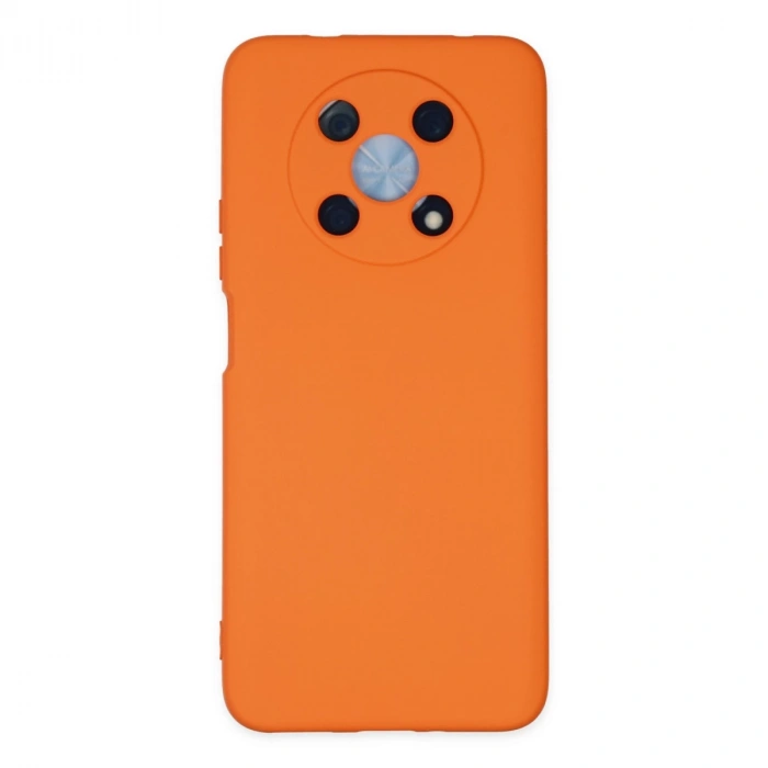 Huawei Nova Y90 Kılıf Nano İçi Kadife Silikon - Turuncu