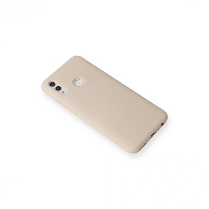 Huawei P Smart 2019 Kılıf Nano İçi Kadife Silikon - Pudra