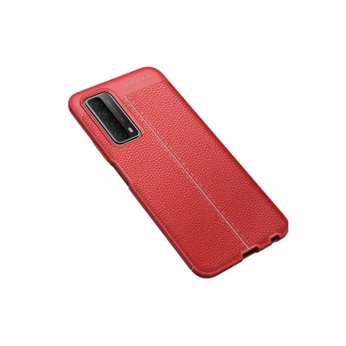 Huawei P Smart 2021 Kılıf Auto Focus Kapak - Kırmızı