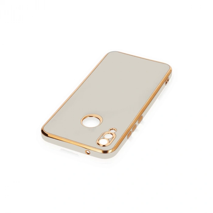 Huawei P20 Lite Kılıf Volet Silikon - Beyaz