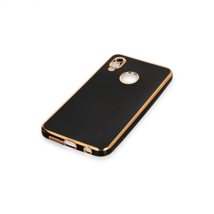 Huawei P20 Lite Kılıf Volet Silikon - Siyah