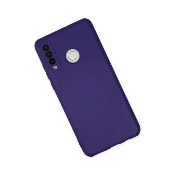 Huawei P30 Lite Kılıf Nano İçi Kadife Silikon - Mor