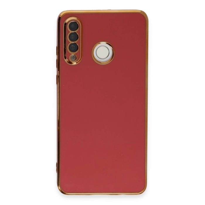 Huawei P30 Lite Kılıf Volet Silikon - Kırmızı