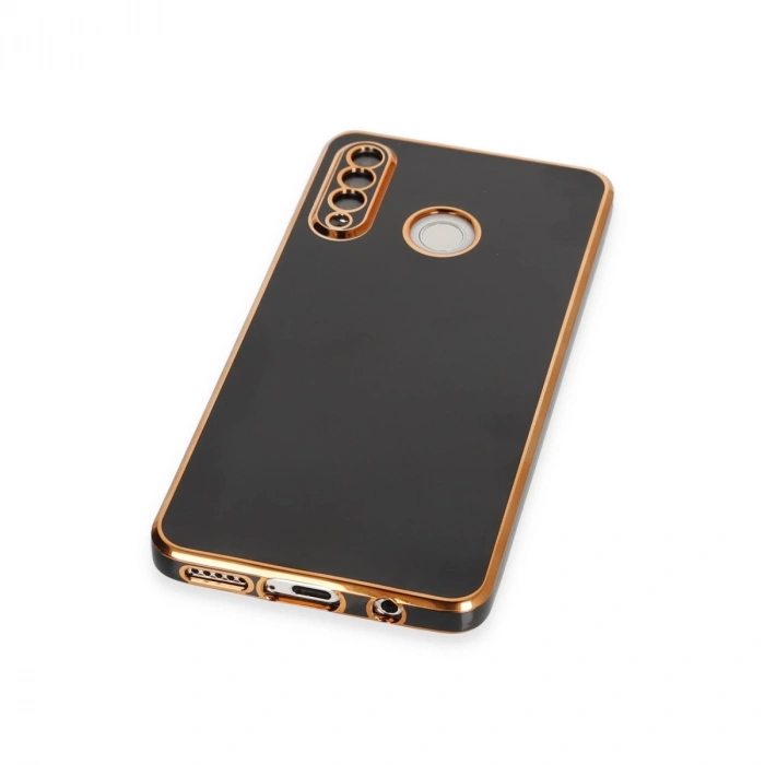 Huawei P30 Lite Kılıf Volet Silikon - Siyah