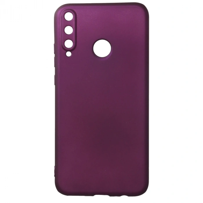 Huawei P40 Lite E Kılıf First Silikon - Mürdüm