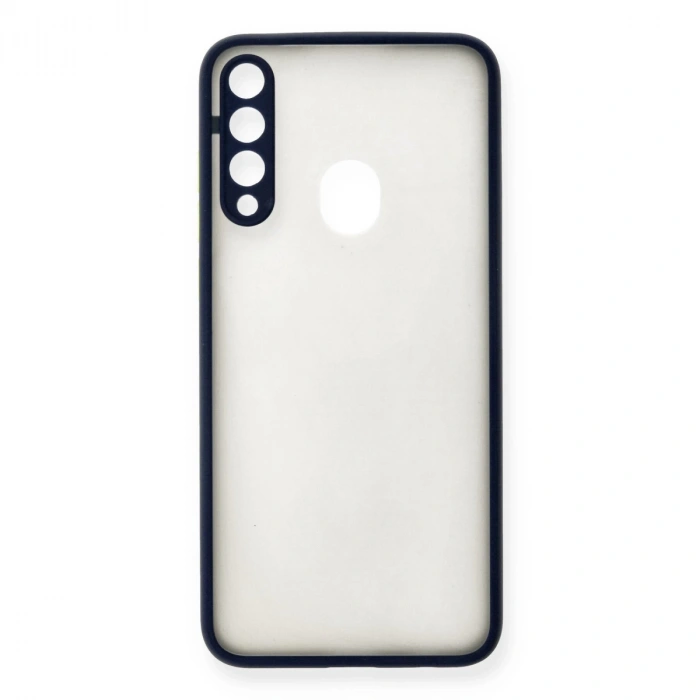 Huawei Y6p Kılıf Montreal Silikon Kapak - Lacivert