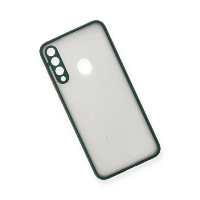 Huawei Y6p Kılıf Montreal Silikon Kapak - Yeşil