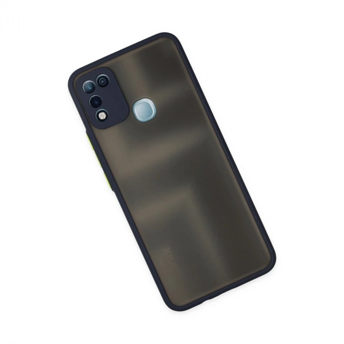 İnfinix Hot 10 Play Kılıf Montreal Silikon Kapak - Lacivert