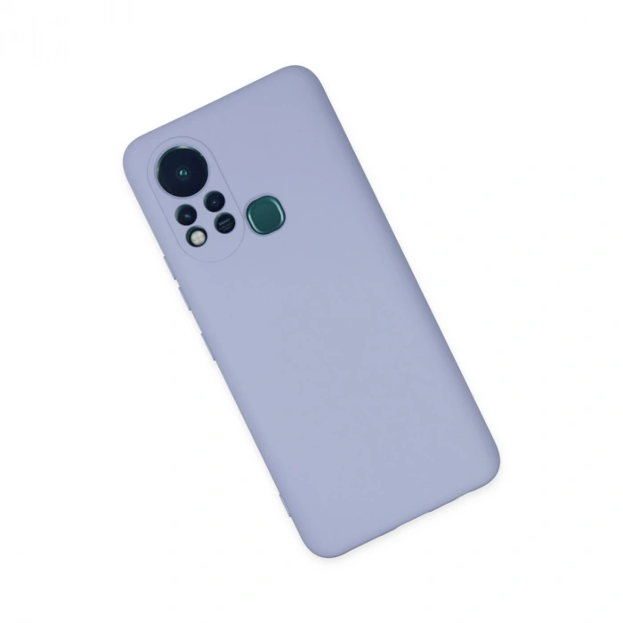 İnfinix Hot 11s Kılıf Nano İçi Kadife Silikon - Lila