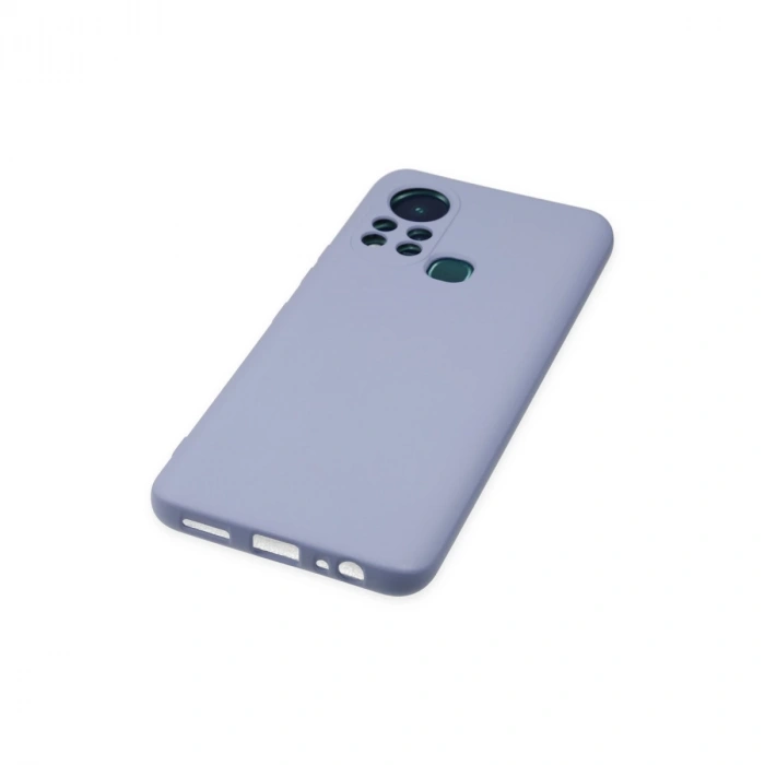 İnfinix Hot 11s Kılıf Nano İçi Kadife Silikon - Lila