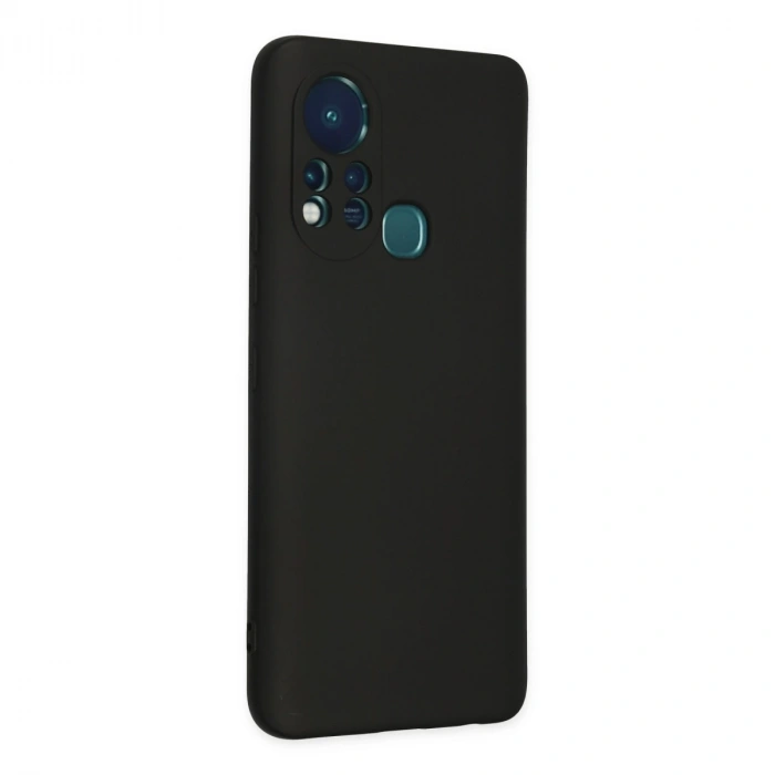 İnfinix Hot 11s Kılıf Nano İçi Kadife Silikon - Siyah