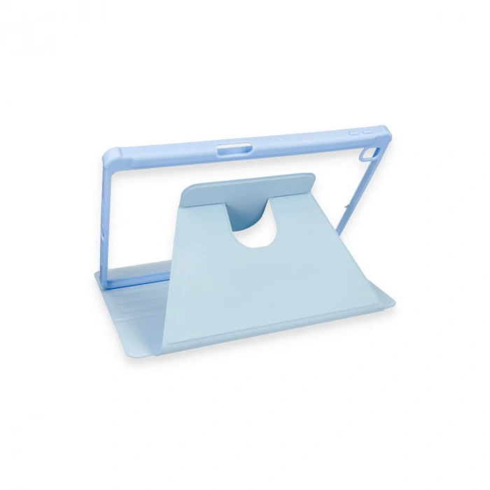 İpad 10.2 (7.nesil) Kılıf Ling 360 Kalemlikli Tablet Kılıf - Mavi