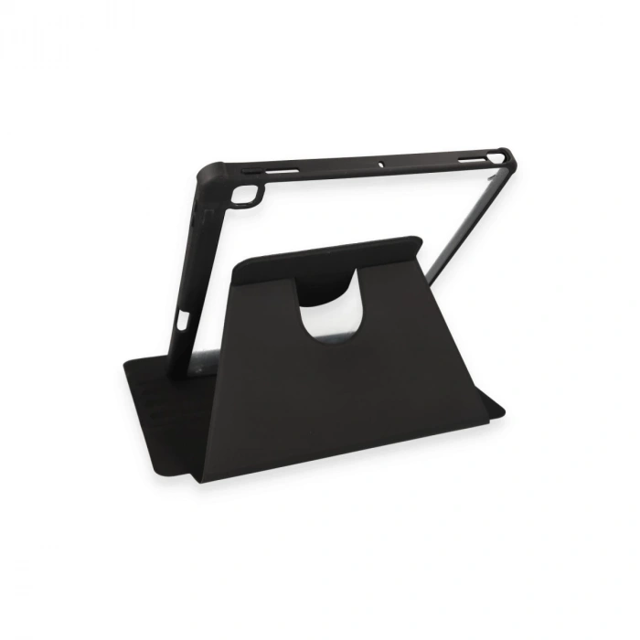 İpad 10.2 (7.nesil) Kılıf Ling 360 Kalemlikli Tablet Kılıf - Siyah