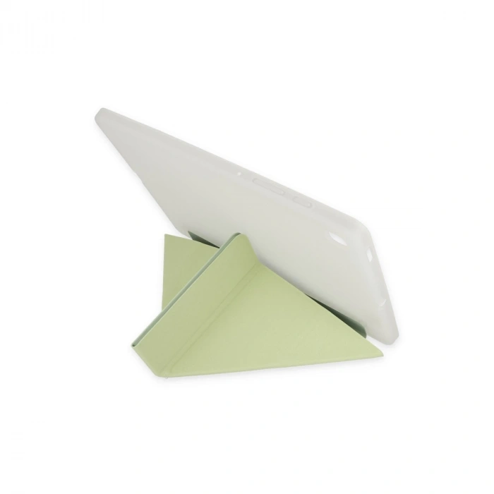 İpad 10.2 (8.nesil) Kılıf Kalemlikli Mars Tablet Kılıfı - Açık Yeşil