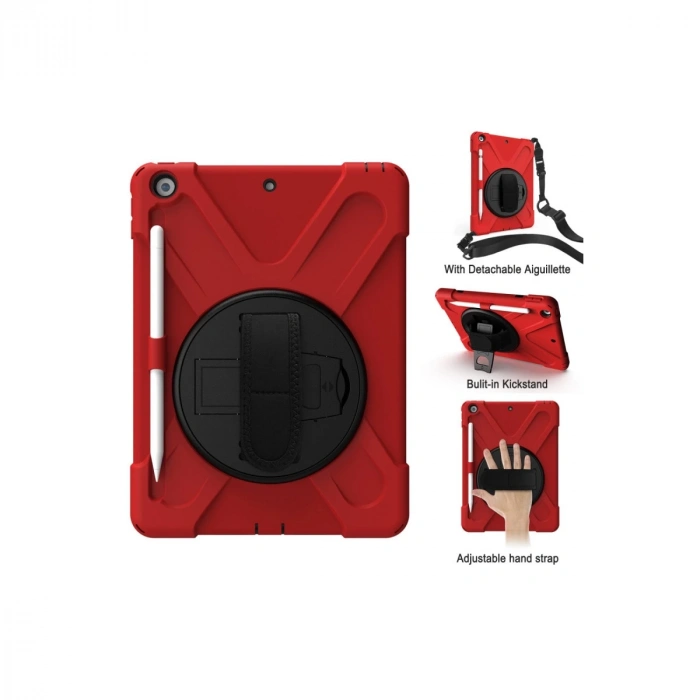 İpad 5 Air 9.7 Kılıf Amazing Tablet Kapak - Kırmızı