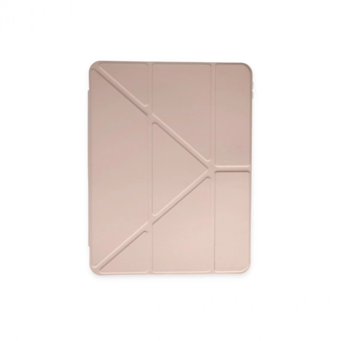 İpad Air 4 10.9 Kılıf Kalemlikli Mars Tablet Kılıfı - Rose Gold