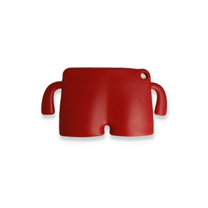 İpad Pro 11 (2021) Kılıf Karakter Tablet Silikon - Kırmızı