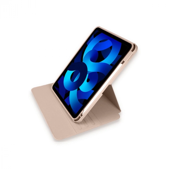 İpad Pro 11 (2021) Kılıf Ling 360 Kalemlikli Tablet Kılıf - Rose Gold