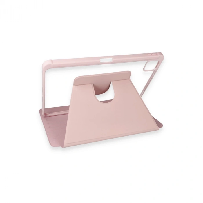İpad Pro 11 (2021) Kılıf Ling 360 Kalemlikli Tablet Kılıf - Rose Gold