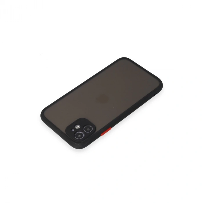 İphone 11 Kılıf Montreal Silikon Kapak - Siyah