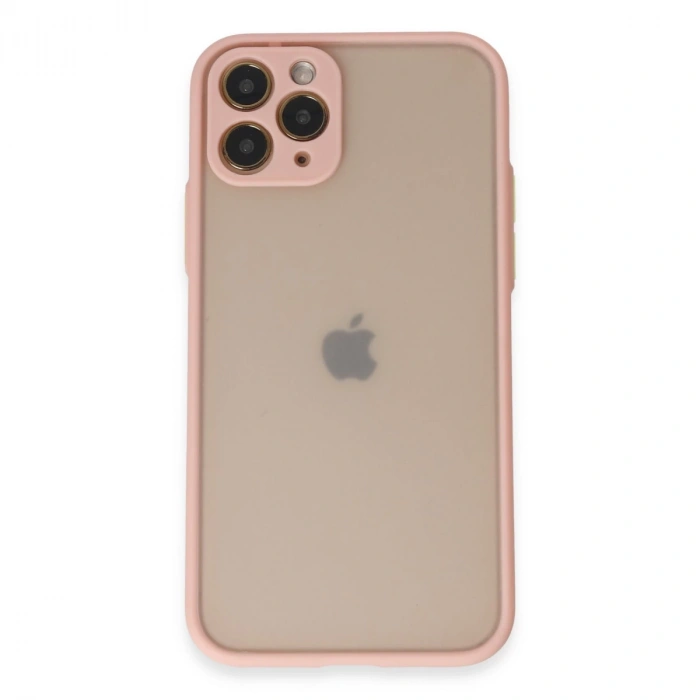 İphone 11 Pro Kılıf Montreal Silikon Kapak - Pembe