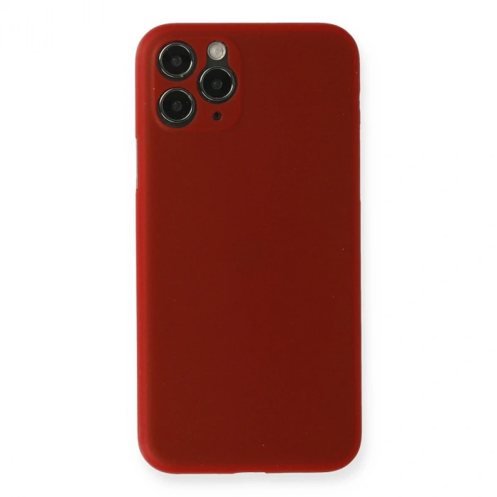 İphone 11 Pro Max Kılıf Pp Ultra İnce Kapak - Kırmızı