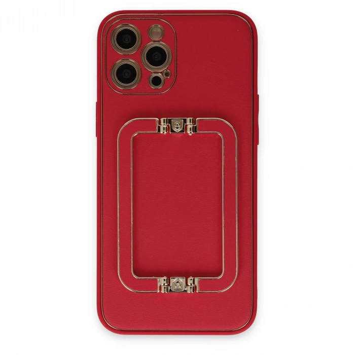İphone 12 Pro Kılıf Coco Elit Kapak - Kırmızı