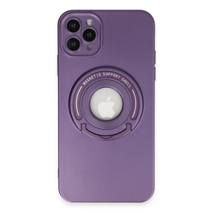 İphone 12 Pro Kılıf Lukka Magneticsafe Kapak - Derin Mor