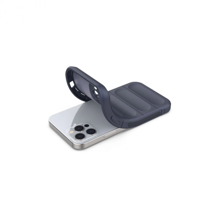 İphone 12 Pro Kılıf Optimum Silikon - Lacivert