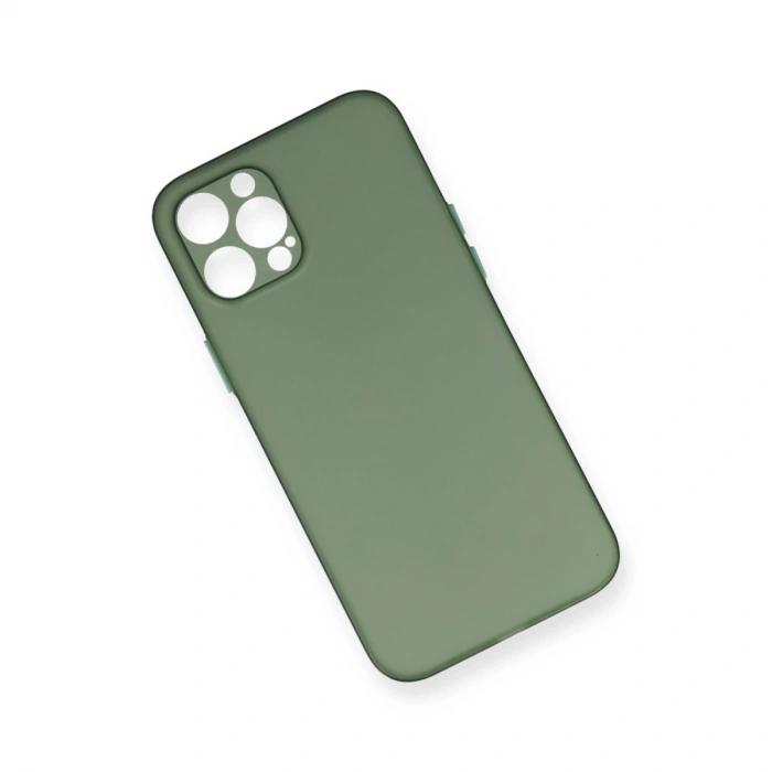 İphone 12 Pro Max Kılıf Pp Ultra İnce Kapak - Yeşil