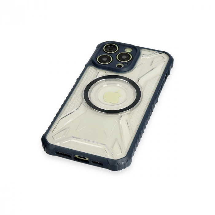 İphone 12 Pro Max Kılıf Prag Magneticsafe Kapak - Lacivert