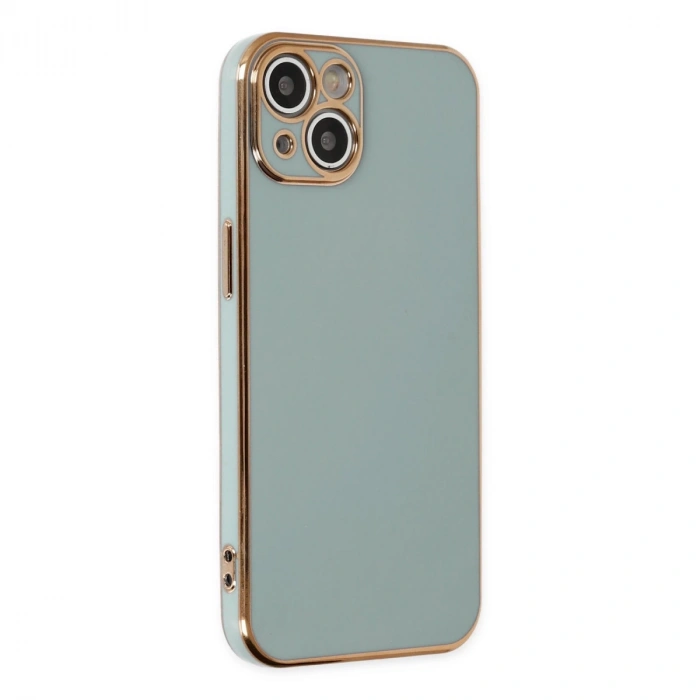 İphone 13 Kılıf Volet Silikon - Açık Yeşil