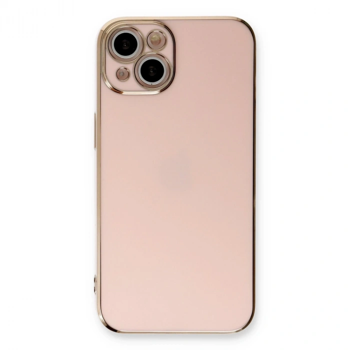 İphone 13 Kılıf Volet Silikon - Pembe