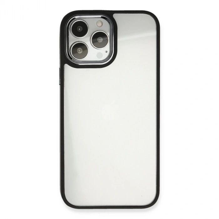İphone 13 Pro Kılıf Dora Kapak - Siyah
