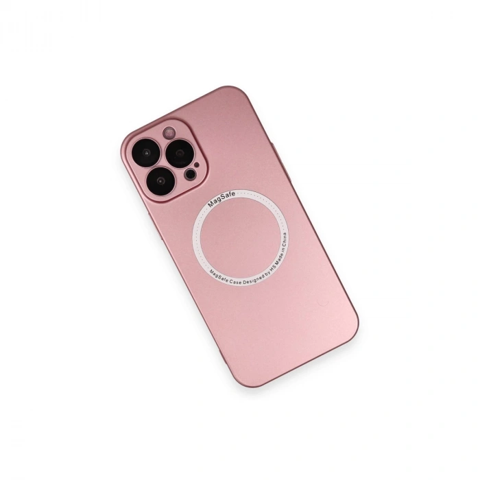 İphone 13 Pro Kılıf Jack Magneticsafe Lens Silikon - Rose Gold