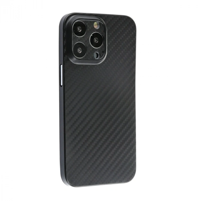 İphone 13 Pro Kılıf Karbon Pp Silikon - Siyah