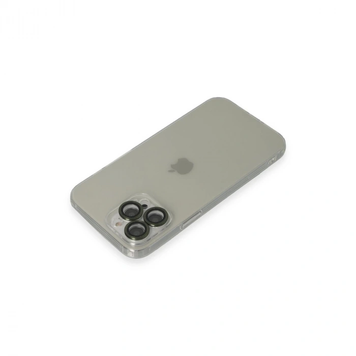 İphone 13 Pro Max Kılıf Luko Lens Silikon - Yeşil