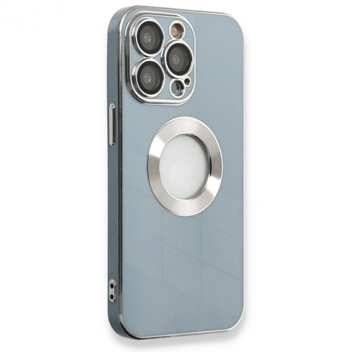 İphone 13 Pro Max Kılıf Store Silikon - Sierra Blue