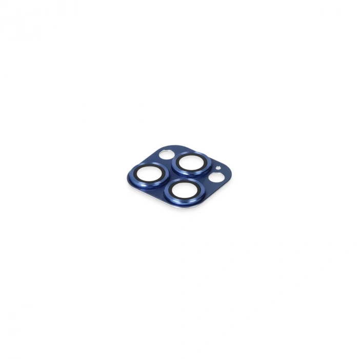 İphone 13 Pro Max Pers Alüminyum Kamera Lens - Lacivert