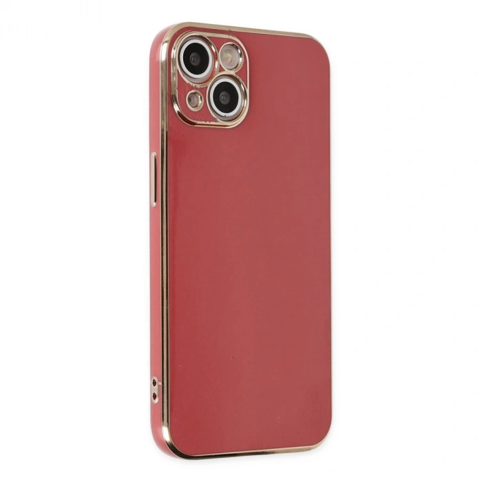 İphone 14 Kılıf Volet Silikon - Kırmızı
