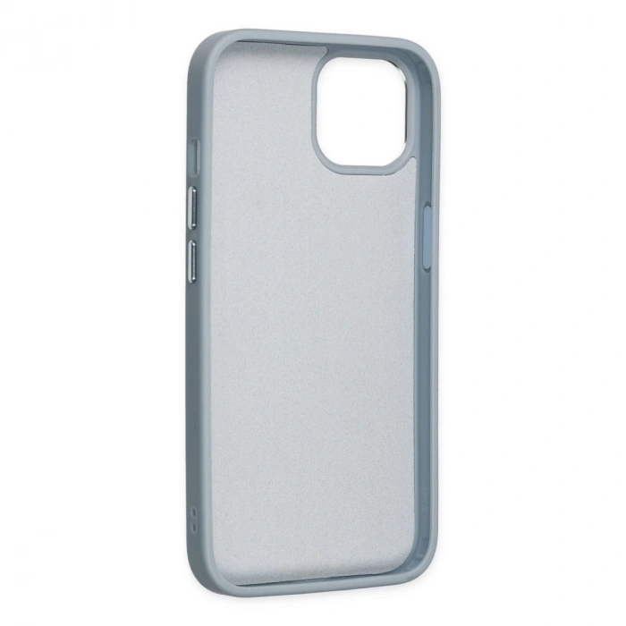 İphone 14 Plus Kılıf Asya Deri Silikon - Sierra Blue