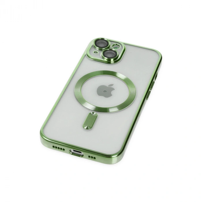 İphone 14 Plus Kılıf Kross Magneticsafe Kapak - Koyu Yeşil