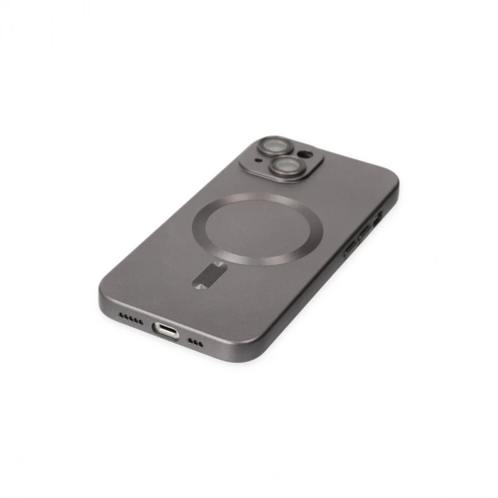 İphone 14 Plus Kılıf Moshi Lens Magneticsafe Silikon - Füme