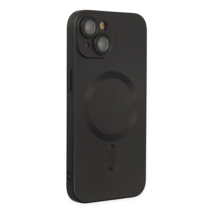 İphone 14 Plus Kılıf Moshi Lens Magneticsafe Silikon - Siyah