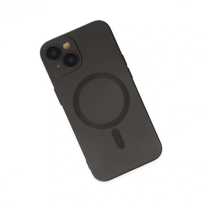 İphone 14 Plus Kılıf Moshi Lens Magneticsafe Silikon - Siyah