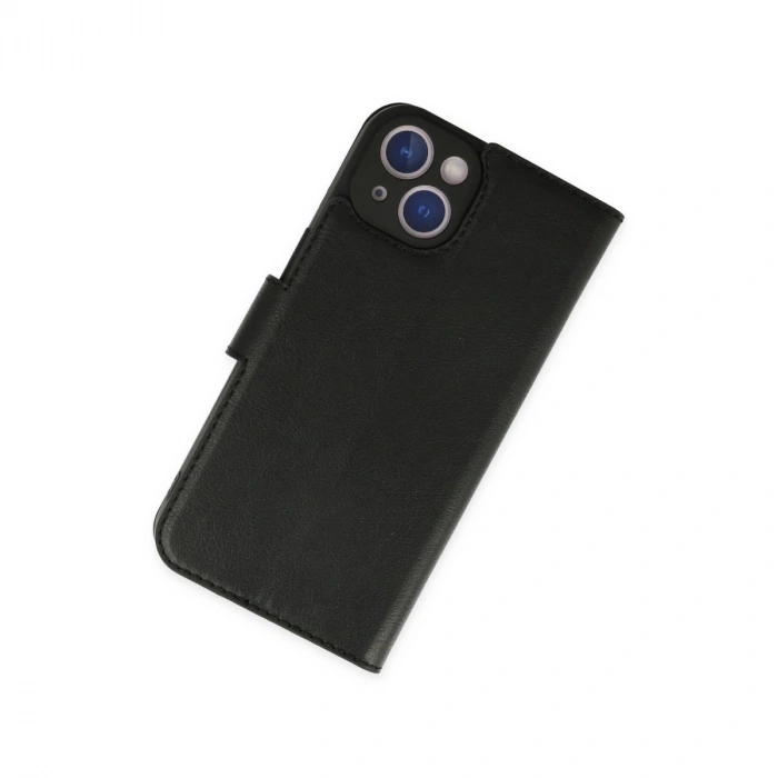 İphone 14 Plus Kılıf Trend S Plus Kapaklı Kılıf - Siyah