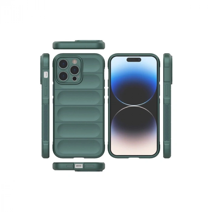 İphone 14 Pro Kılıf Optimum Silikon - Koyu Yeşil