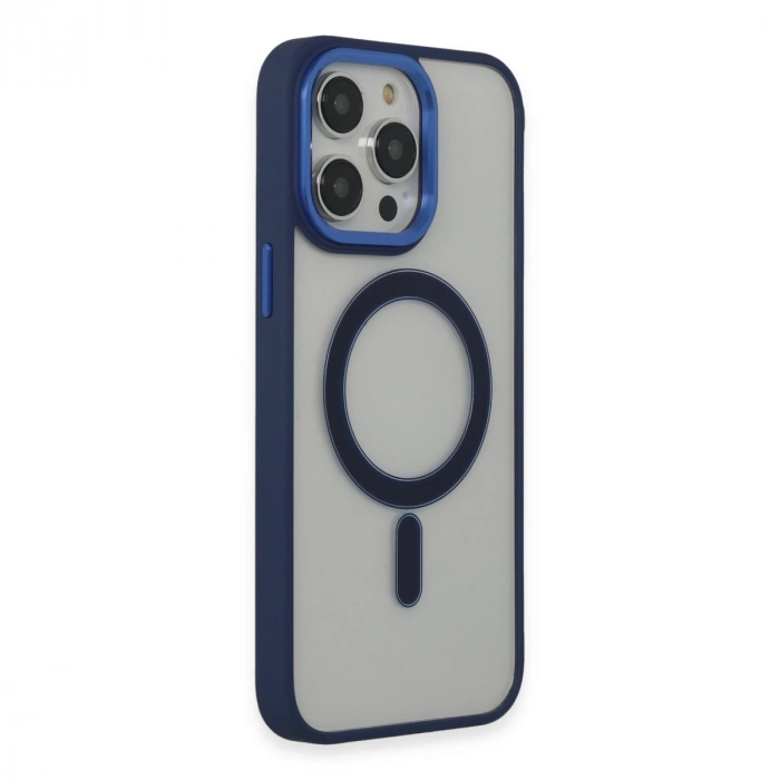 İphone 14 Pro Kılıf Room Magneticsafe Silikon - Lacivert